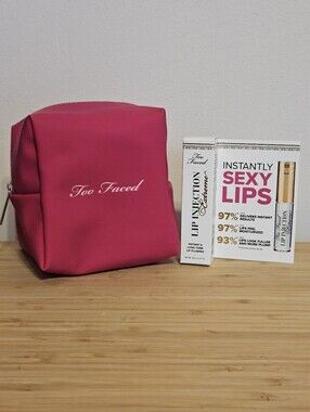 Too Faced Lip Injection Extreme Travel Gloss & Bag